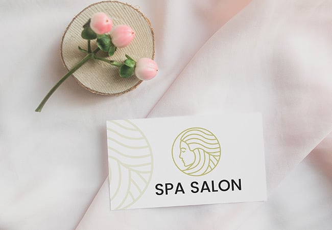 Business Cards with Watermark Logo