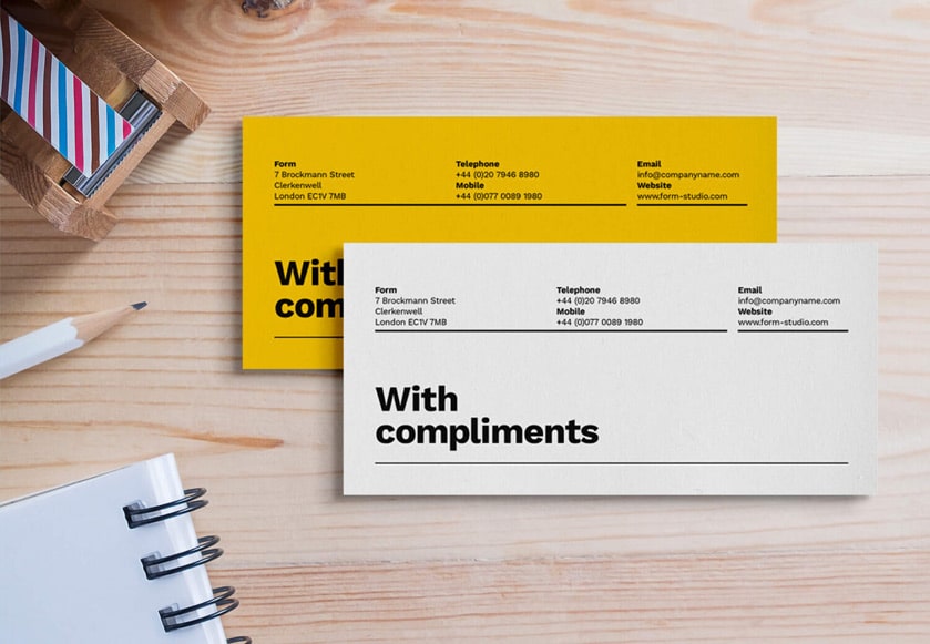 Compliment Slip Printing