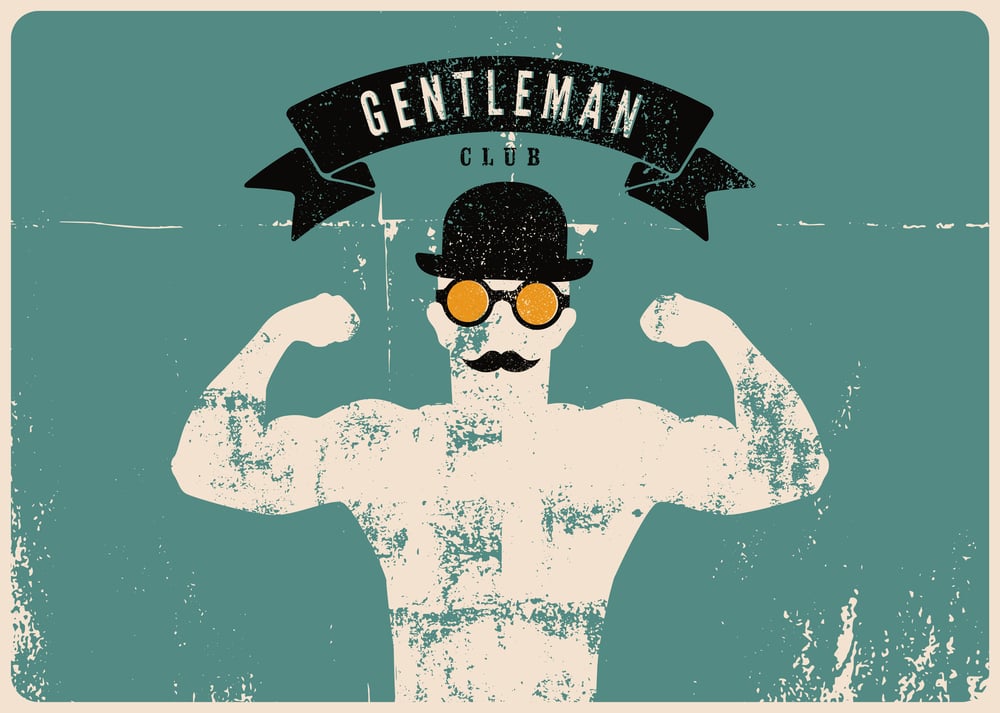 Gentleman club poster