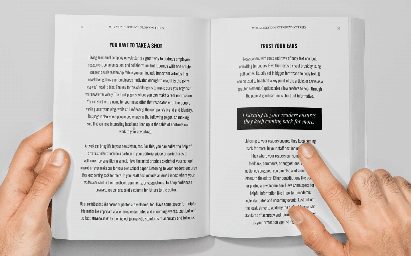 Easy on the Eye Brochure Font