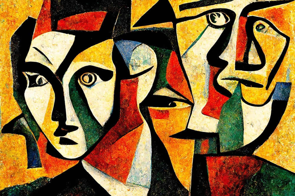 Posters focusing on a single subject, such as a specific artwork