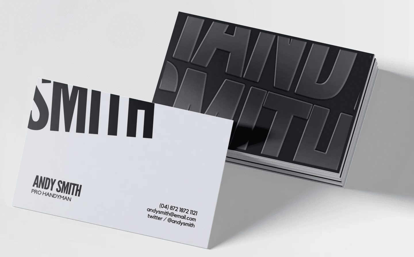 Spot UV Business Card Design Key Elements